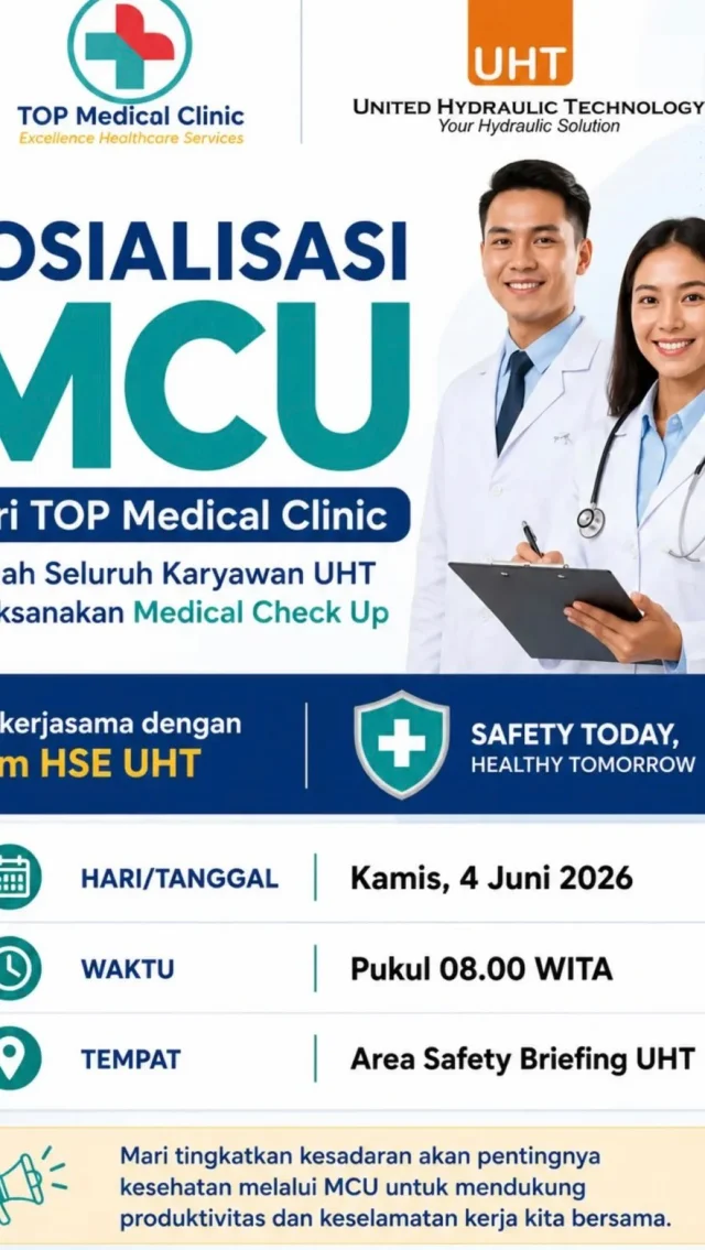 Terima kasih kepada PT United Hydraulic Technology (UHT) atas kepercayaan d…